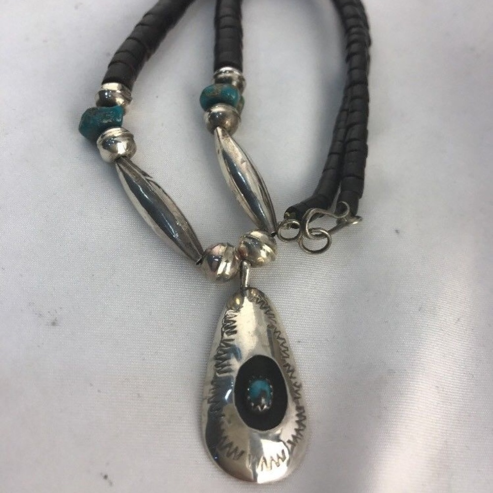 Ithaca Turquoise Necklace Shadow Box Pendant